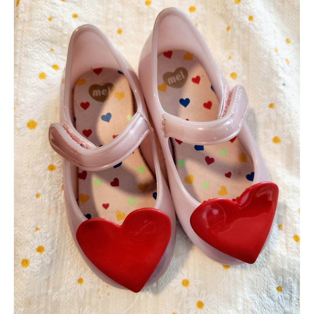 MEL by MELISSA Sky Blue Cool Heart Scented‎ Shoes 7c